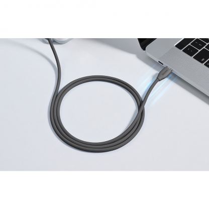 Baseus Jelly USB-C to USB-C Cable 100W - кабел с бързо зареждане за устройства с USB-C порт (200 см) (черен) 7