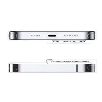 Baseus Simple Case - силиконов (TPU) калъф за iPhone 13 Pro Max (прозрачен) 5