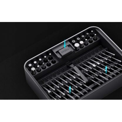 JIMI Home Screwdriver Set (FM-3) - комплекет за ремонтни дейности (100 части) (сив) 5