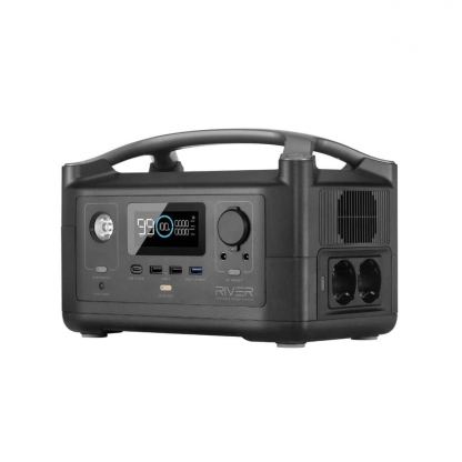 EcoFlow RIVER Portable Power Station 288Wh - портативна електростанция за зареждане на до 9 устройства едновременно (черен) 4