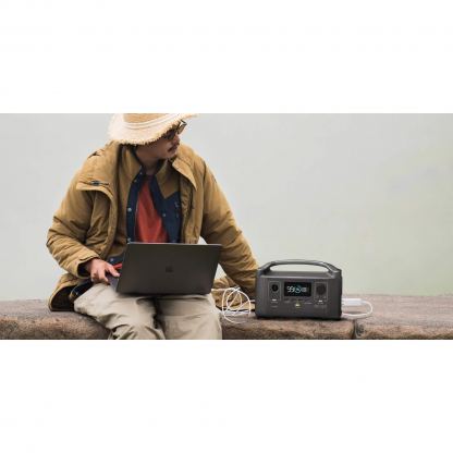 EcoFlow RIVER Portable Power Station 288Wh - портативна електростанция за зареждане на до 9 устройства едновременно (черен) 7