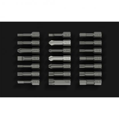 JIMI Home Screwdriver Set (JM-GNT23) - комплект за ремонтни дейности (23 части) (сив) 9