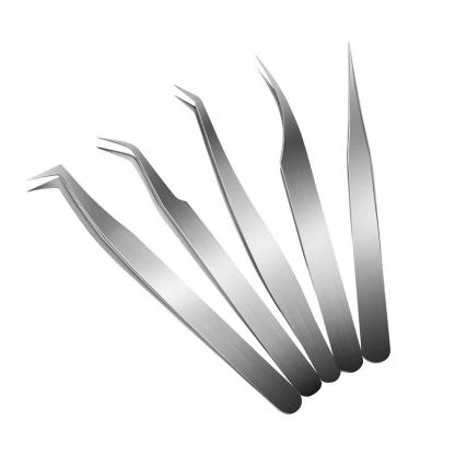 JIMI Home Tweezers Set (JM-G2305) - комплект 5 броя прецизни пинсети (сребрист) 2