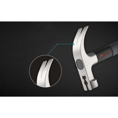 JIMI Home Claw Hammer 0.4kg (JM-G20109N) - извит чук за пирони (сив) 6