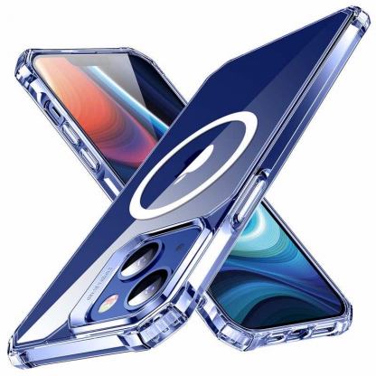 ESR Air Armor MagSafe Case - хибриден удароустойчив кейс с MagSafe за iPhone 13 (прозрачен) 4