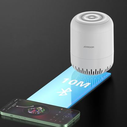 Joyroom Wireless Bluetooth Speaker 2200mAh 5W - безжичен блутут спийкър с микрофон и microSD слот за мобилни устройства (бял)  3