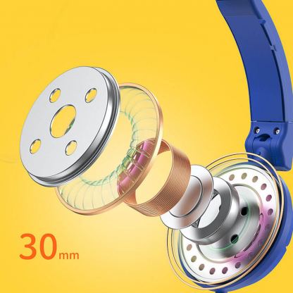 Joyroom Kids On-Ear Headphones - слушалки подходящи за деца (син) 6