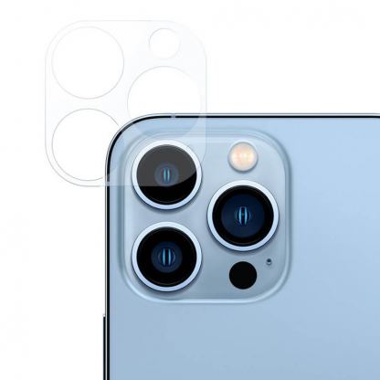 Joyroom Mirror Lens Camera Tempered Glass Protector - предпазно стъклено защитно покритие за камерата на iPhone 13 Pro, iPhone 13 Pro Max (прозрачен) 11