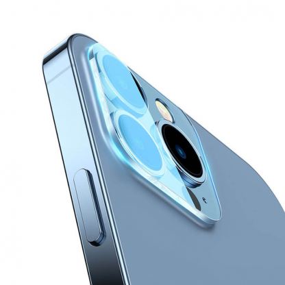 Joyroom Mirror Lens Camera Tempered Glass Protector - предпазно стъклено защитно покритие за камерата на iPhone 13 Pro, iPhone 13 Pro Max (прозрачен) 14