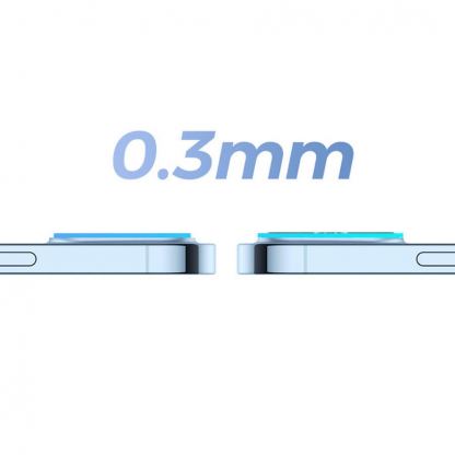 Joyroom Mirror Lens Camera Tempered Glass Protector - предпазно стъклено защитно покритие за камерата на iPhone 13 Pro, iPhone 13 Pro Max (прозрачен) 15
