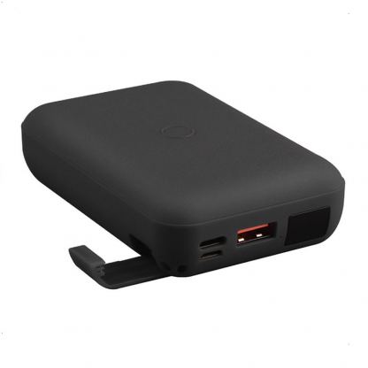 Uniq Hyde Air Lite Powerbank 10W Wireless Charger 10000mAh  - преносима външна батерия с USB-C порт, USB-A изход и безжично зареждане (сив) 5