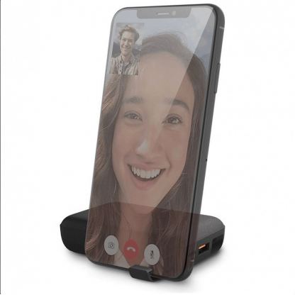 Uniq Hyde Air Powerbank 18W Wireless Charger 10000mAh  - преносима външна батерия с USB-C порт, USB-A изход и безжично зареждане (сив) 5