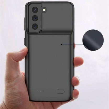 Tech-Protect Power Battery Case 4800mAh - кейс с вградена батерия за Samsung Galaxy S21 (черен) 2
