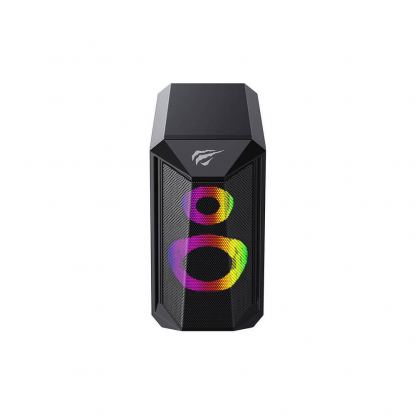Havit SK202 USB 2.0 RGB Computer Speakers - тонколони за компютър с RGB подсветка (черен) 2