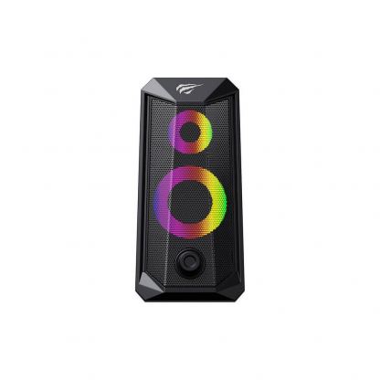 Havit SK202 USB 2.0 RGB Computer Speakers - тонколони за компютър с RGB подсветка (черен) 3