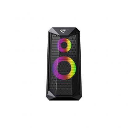 Havit SK202 USB 2.0 RGB Computer Speakers - тонколони за компютър с RGB подсветка (черен) 5