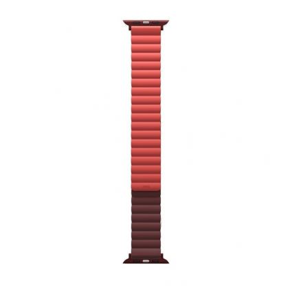 Uniq Revix Silicone Magnetic Strap - двулицевва магнитна силиконова каишка за Apple Watch 38мм, 40мм, 41мм (червен-бордо) 2
