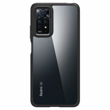 Spigen Ultra Hybrid Case - хибриден кейс с висока степен на защита за Xiaomi Redmi Note 11 Pro 5G (черен-прозрачен) 4