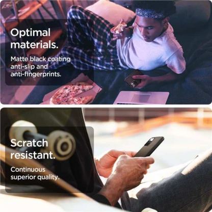 Spigen Rugged Armor Case - тънък качествен силиконов (TPU) калъф за Xiaomi Redmi Note 11T 5G, Xiaomi Redmi Note 11S 5G, Xiaomi Poco M4 Pro 5G (черен) 6