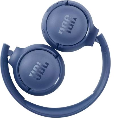 JBL T510 BT - безжични Bluetooth слушалки с микрофон за мобилни устройства (син)  5