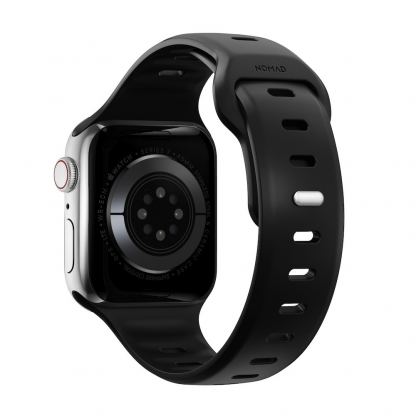 Nomad Sport Slim Strap M/L - силиконова каишка за Apple Watch 42мм, 44мм, 45мм (черен) 3
