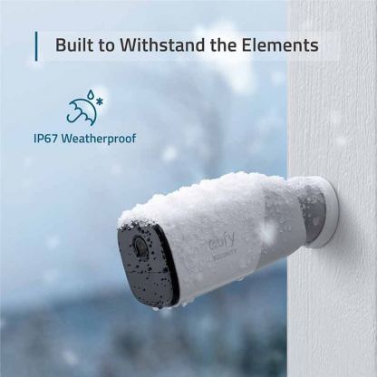 Anker EufyCam 2 Wireless Home Security Camera System 3-Cam Kit - домашна система за видеонаблюдение с 3 броя камери (бял) 2