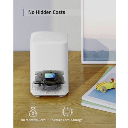 Anker EufyCam 2 Wireless Home Security Camera System 3-Cam Kit - домашна система за видеонаблюдение с 3 броя камери (бял) 5