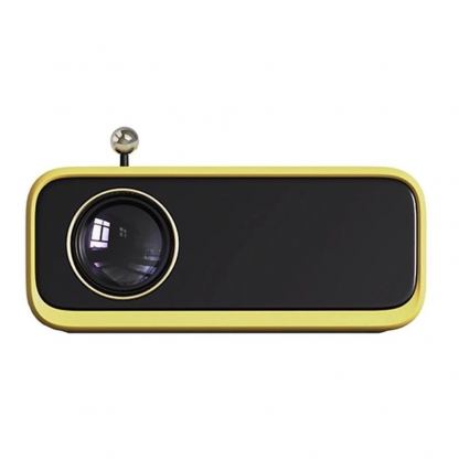 Xiaomi WANBO X1 Mini LED Projector - мултимедиен LCD проектор с VGA, HDMI, USB, SD входове и дистанционно (жълт) 2