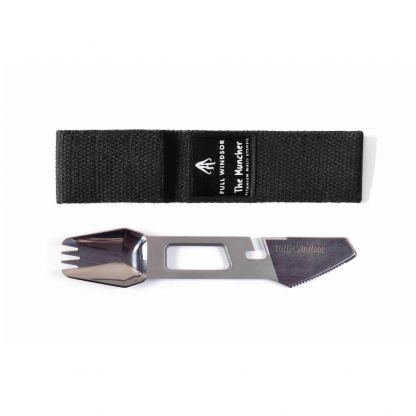 Full Windsor Muncher Titanium Multi Tool Utensil - титаниев мултифункционален прибор за къмпинг (сребрист) 4