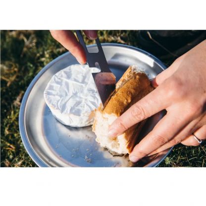 Full Windsor Muncher Titanium Multi Tool Utensil - титаниев мултифункционален прибор за къмпинг (сребрист) 8