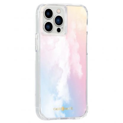 CaseMate Tough Print Case - дизайнерски кейс с висока защита за iPhone 13 Pro Max, iPhone 12 Pro Max (светлосин) 2