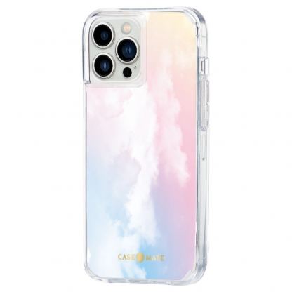 CaseMate Tough Print Case - дизайнерски кейс с висока защита за iPhone 13 Pro Max, iPhone 12 Pro Max (светлосин) 3
