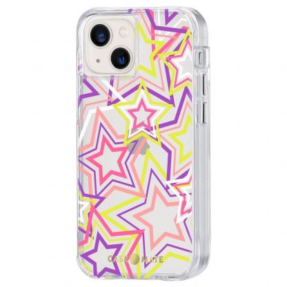 CaseMate Tough Print Case - дизайнерски кейс с висока защита за iPhone 13 mini, iPhone 12 mini (жълт) 3