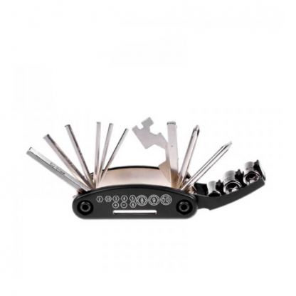 Sahoo Bike Tyre Repair Kit 21040-N 14 Pics - комплект инструменти за ремонт на спукана гума на велосипед (14 броя) (черен) 4