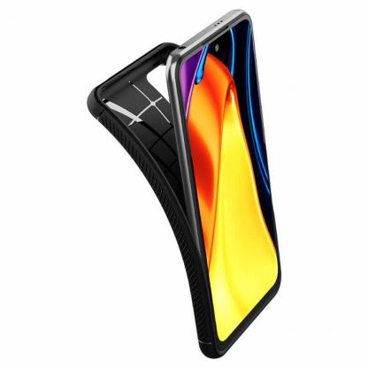 Spigen Rugged Armor Case - тънък качествен силиконов (TPU) калъф за Xiaomi RedMi Note 10 5G, Poco M3 Pro 5G (черен) 7