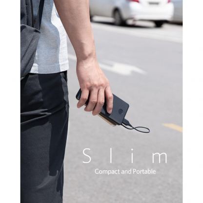 Anker PowerCore Slim 10000 mAh Power Bank - преносима външна батерия с 2xUSB-A изхода за зареждане на мобилни устройства (черен) 5