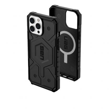 Urban Armor Gear Pathfinder MagSafe Case - удароустойчив хибриден кейс с вграден магнитен конектор (MagSafe) за iPhone 13 Pro (черен) 6