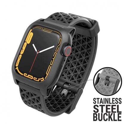 Catalyst Active Defense Case 41mm - удароустойчив TPU кейс с каишка за Apple Watch 41мм (черен) 10