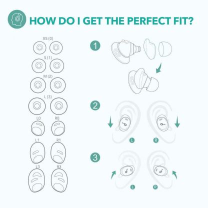 Anker Soundcore Liberty 3 Pro TWS Noise-Cancelling Earbuds - безжични блутут слушалки с кейс за мобилни устройства (бял) 9