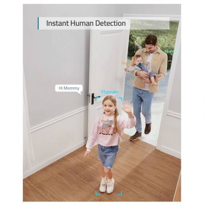 Anker Eufy Solo indoorCam P24 Pan and Tilt 2K - безжична камера за видеонаблюдение (бял) 4