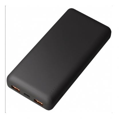 Uniq Fuele Max Powerbank Quick Charge, PD 66W 20000mAh - преносима външна батерия с USB-C порт, два USB-A изхода и технология за бързо зареждане (сив) 2
