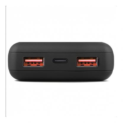 Uniq Fuele Max Powerbank Quick Charge, PD 66W 20000mAh - преносима външна батерия с USB-C порт, два USB-A изхода и технология за бързо зареждане (сив) 3