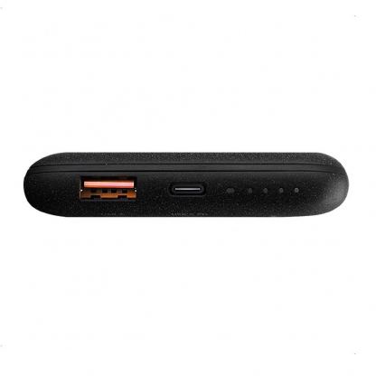 Uniq Hyde Air View Powerbank 18W Wireless Charger 10000mAh - преносима външна батерия с USB-C порт, USB-A изход и безжично зареждане (сив) 6