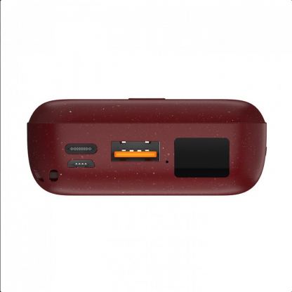 Uniq Hyde Air Powerbank 18W Wireless Charger 10000mAh  - преносима външна батерия с USB-C порт, USB-A изход и безжично зареждане (червен) 3
