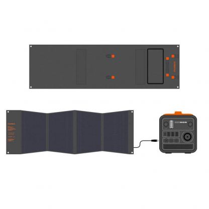 Choetech Foldable Photovoltaic Solar Panel Quick Charge PD 120W - сгъваем соларен панел зареждащ директно вашето устройство от слънцето с DC порт, двва 2xUSB-A и USB-C портове (черен) 10