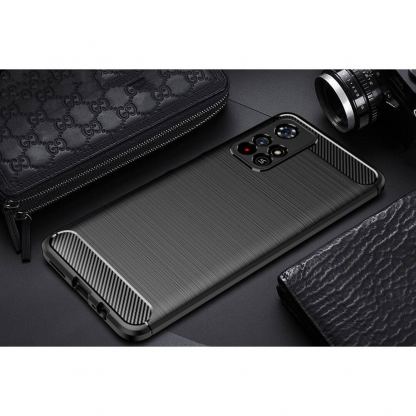 Tech-Protect Carbon Flexible TPU Case  - тънък силиконов (TPU) калъф за Xiaomi Redmi Note 11S 5G, Xiaomi Poco M4 Pro 5G (черен) 9