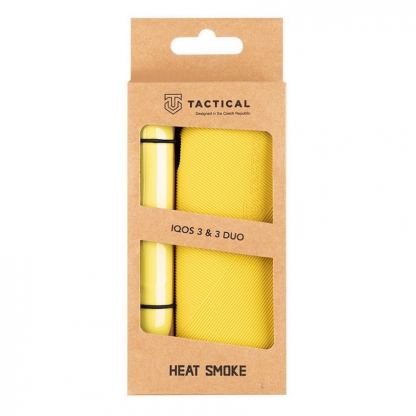 Tactical Heat Smoke Silicone Protective Case - силиконов калъф за електронна цигара IQOS 3.0, IQOS 3 Duo (жълт) 2