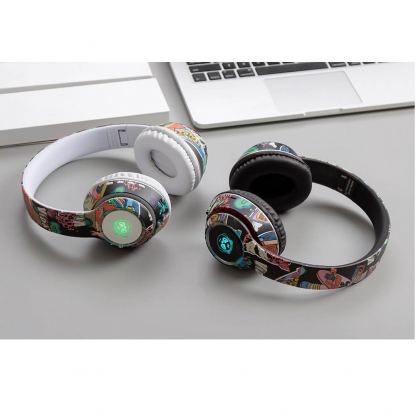 Gjby CA-036 BT Wireless Over-Ear Headphones - безжични блутут слушалки с микрофон за мобилни устройства (черен) 7