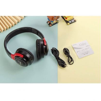 Gjby CA-032 BT Kids Wireless On-Ear Headphones - безжични блутут слушалки, подходящи за деца (розов) 3
