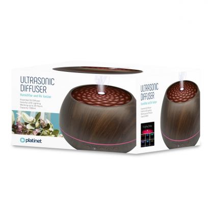Platinet Aroma Diffuser Humidifier (PADYM030DW) - дифузер и овлажнител за въздуха с арома функция (кафяв) 4